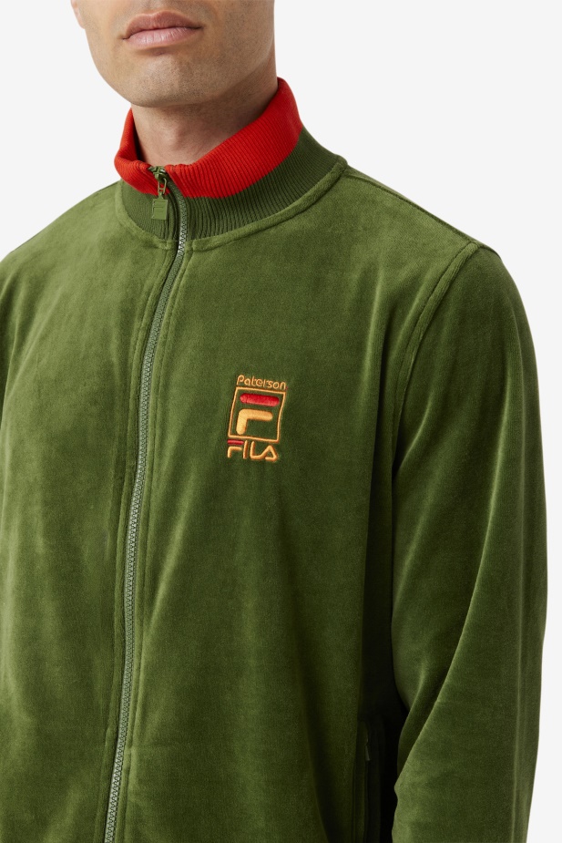 Douglaska/mák/poušť Sun Fila Fila X Paterson Velur Bunda