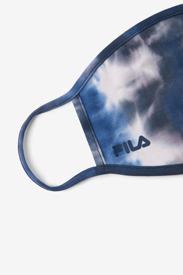 Fila Blue Ty Dye Navy Ty Dye Maska ​​na Obličej