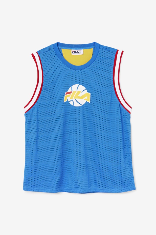 Basketbalový Dres Fila Modrý/bílý/červený/zlatý