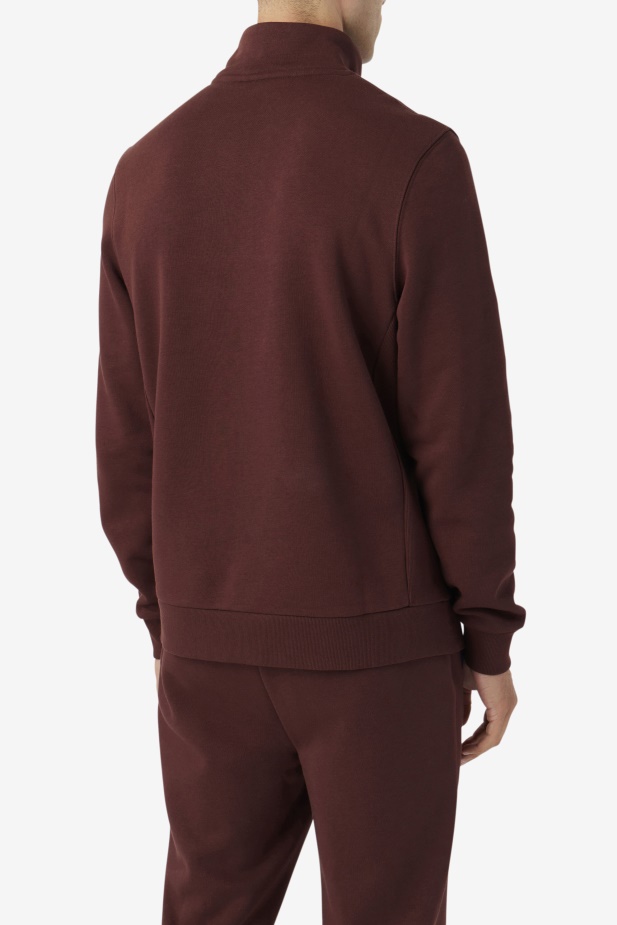 Hnědý Kámen Weston Poloviční Zip Fila