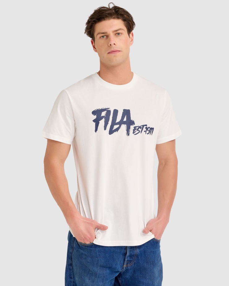 Bílé Tričko Fila Lewis