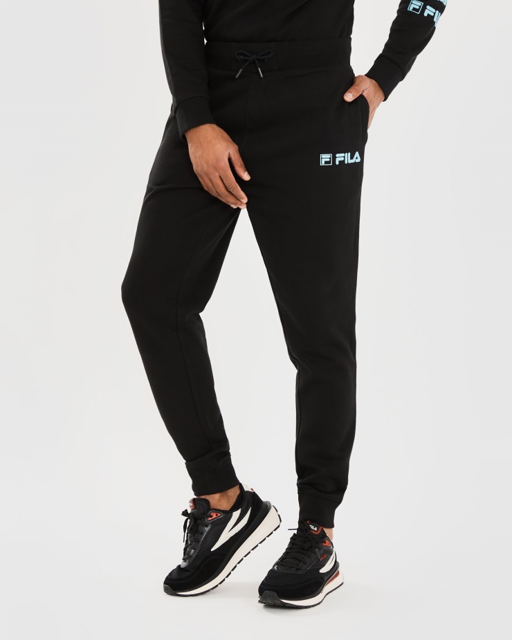 černé Pánské Kalhoty Halsey Fila