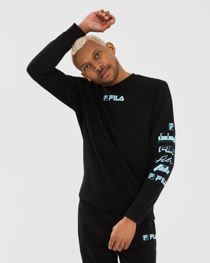 Fila Pánské Daldy Crew černé