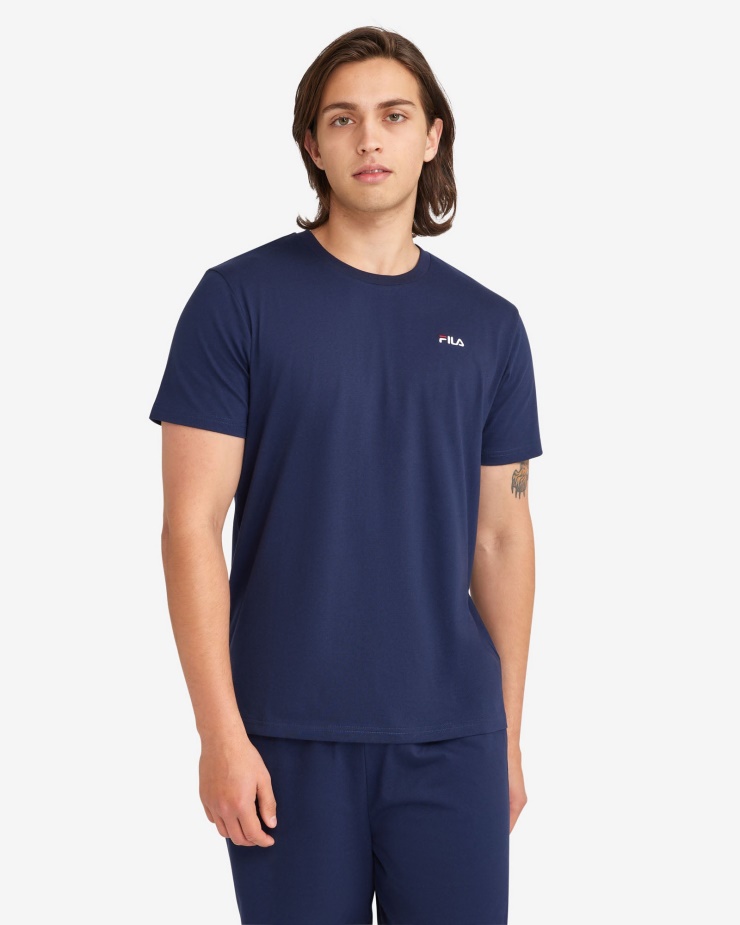 Pánské Základní Tričko Fila New Navy