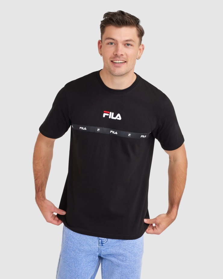 černé Pánské Triko Fila