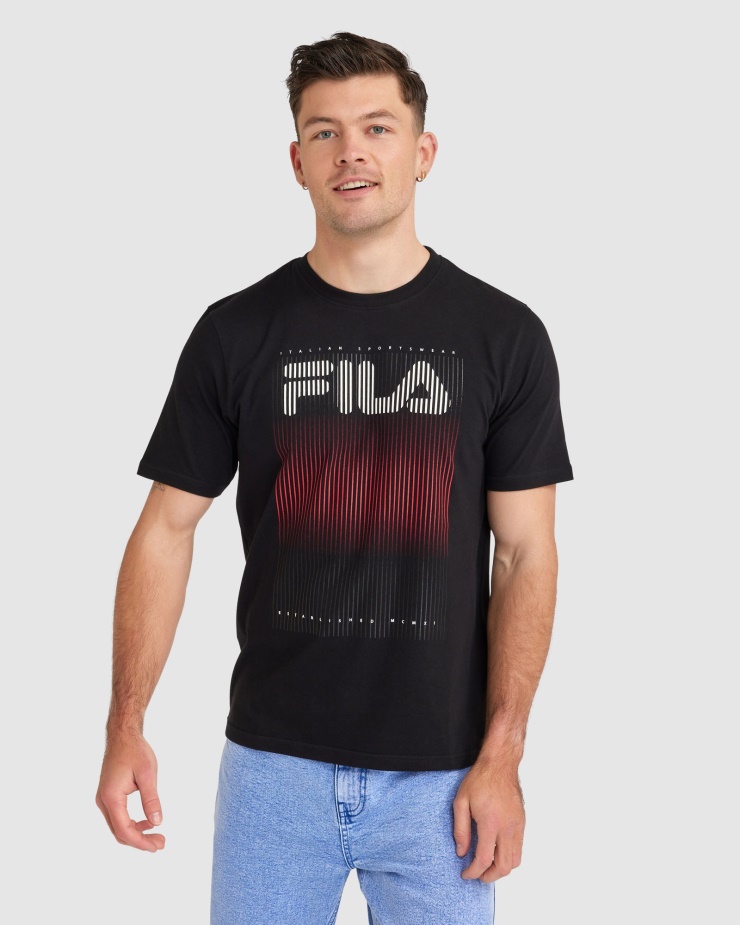 Černé Pánské Cedrickové Triko Fila