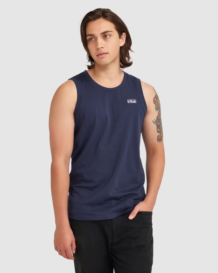 Nový Námořnický Pánský Tank Cian Fila