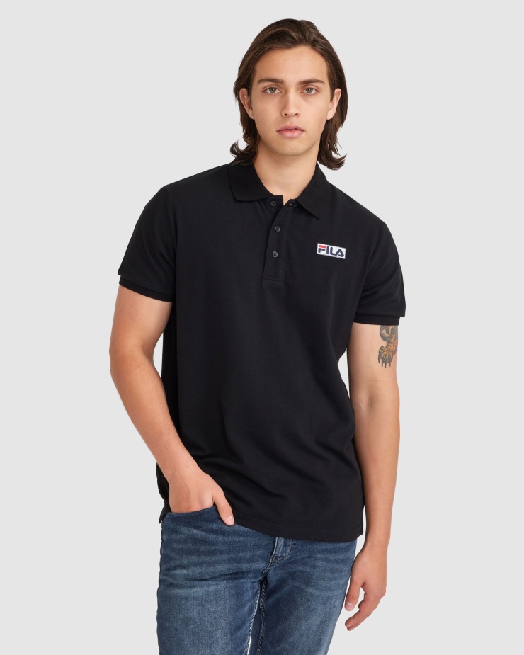 černé Fila Pánské Asher Polo