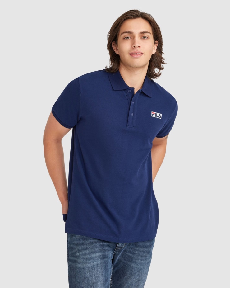 Fila Pánské Asher Polo New Navy