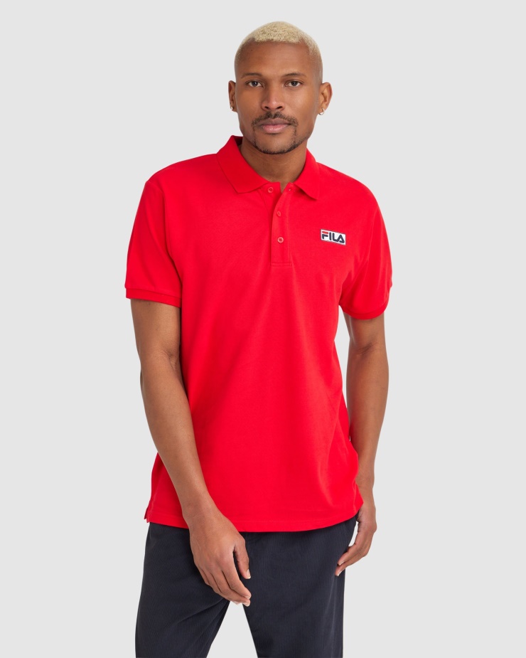 Pánské Asher Polo Fila červené