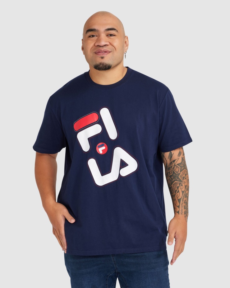 Nové Pánské Tričko Navy Fila Plus Kley