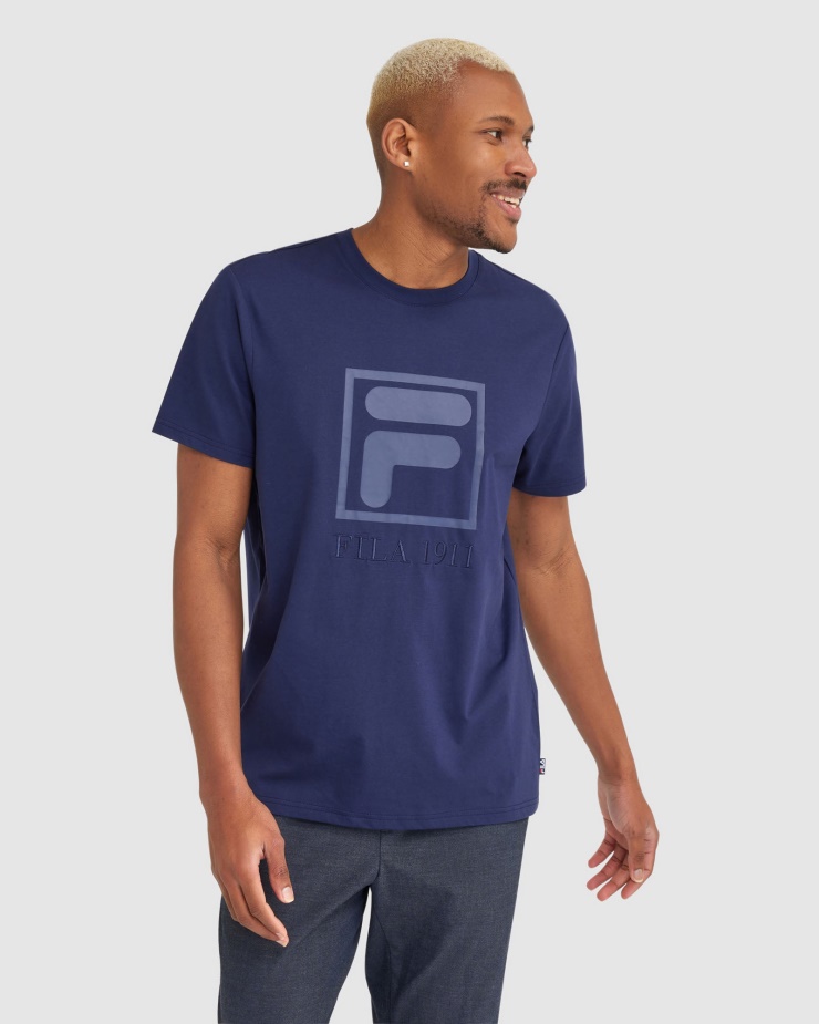 Nové Pánské Tričko Sahand Fila Navy
