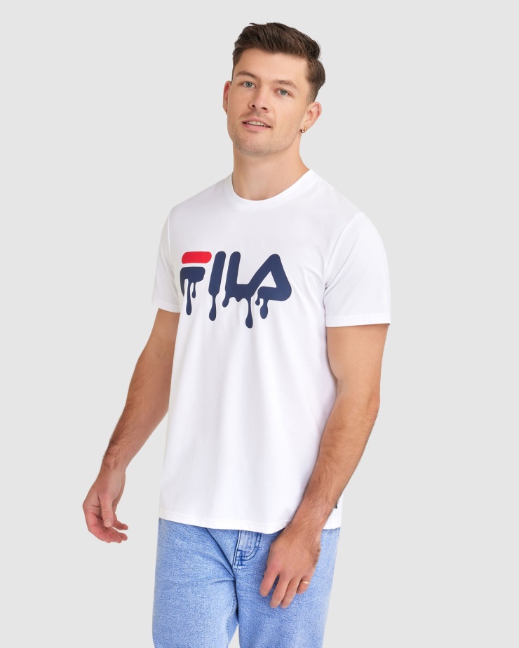 Bílé Pánské Triko Fila Matthew