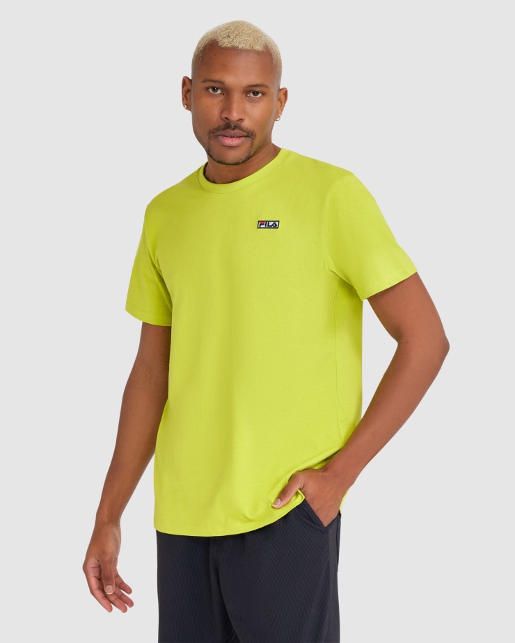 Citrusově Zelené Pánské Cian Tee Fila