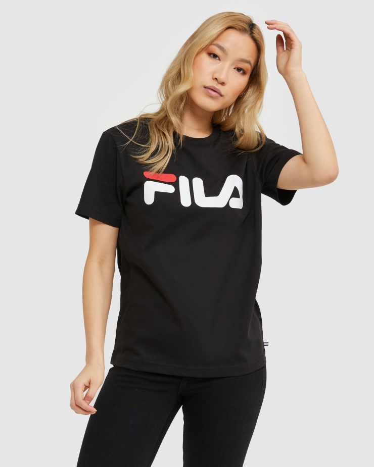 Klasické Unisex Triko Fila černé