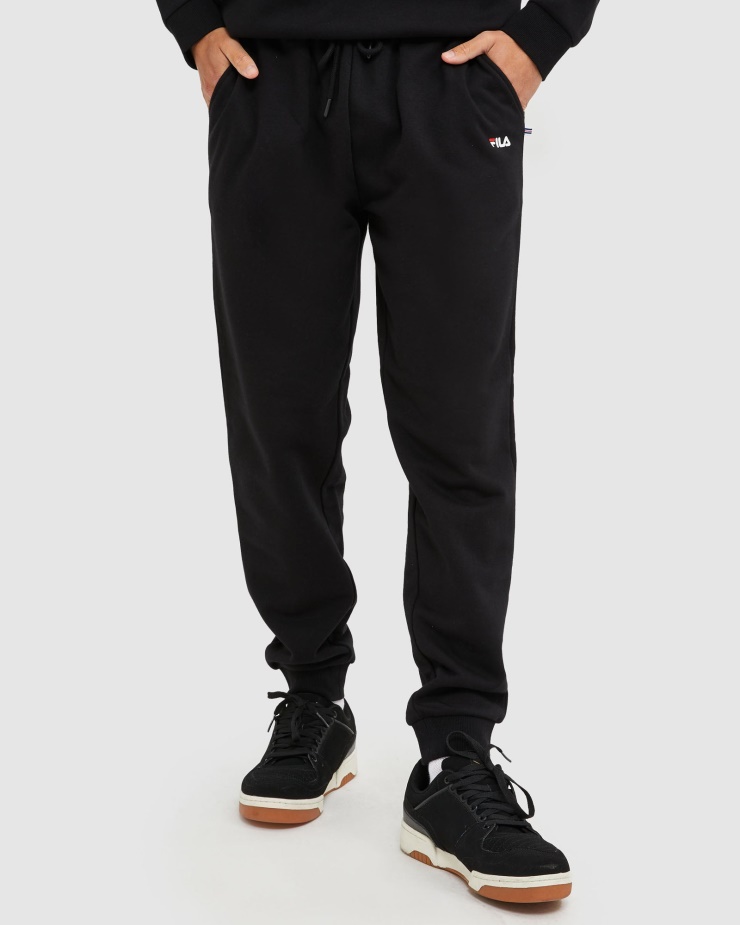 černé Fila Klasické Unisex Kalhoty