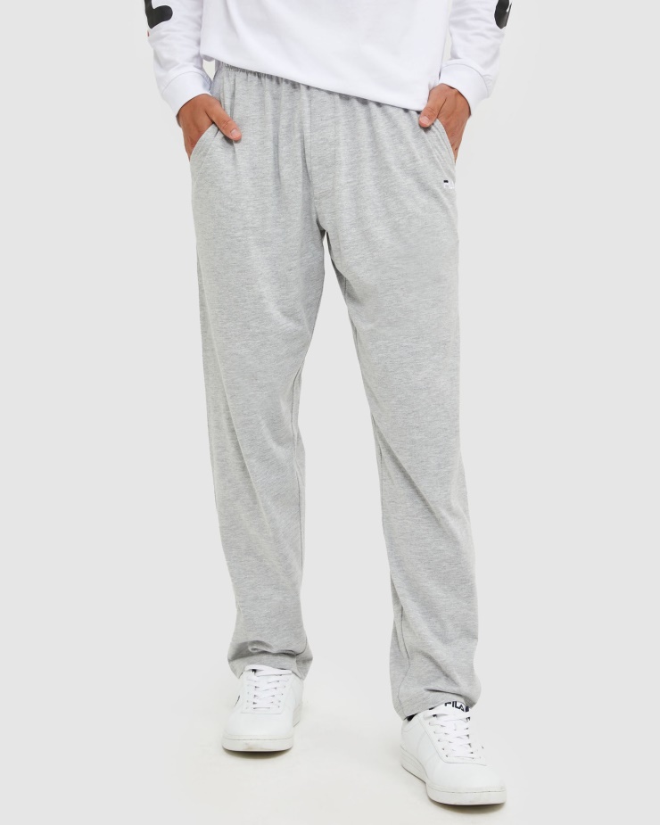Klasické Unisex žerzejové Kalhoty Fila Silver Marle