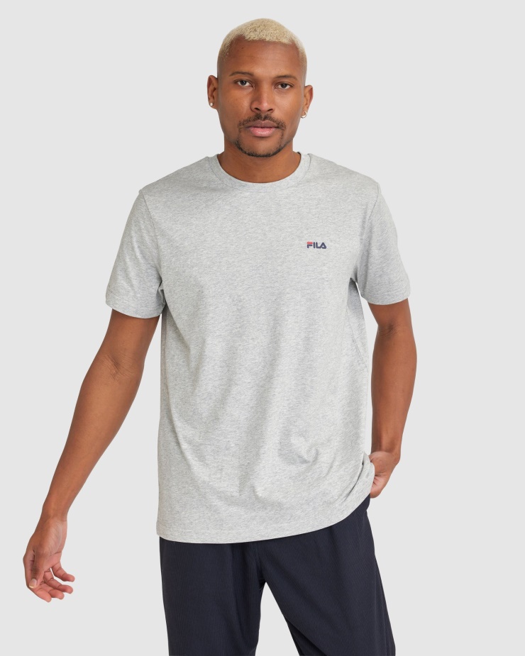 Stříbrné Unisex Triko Marle Fila Klasické 2