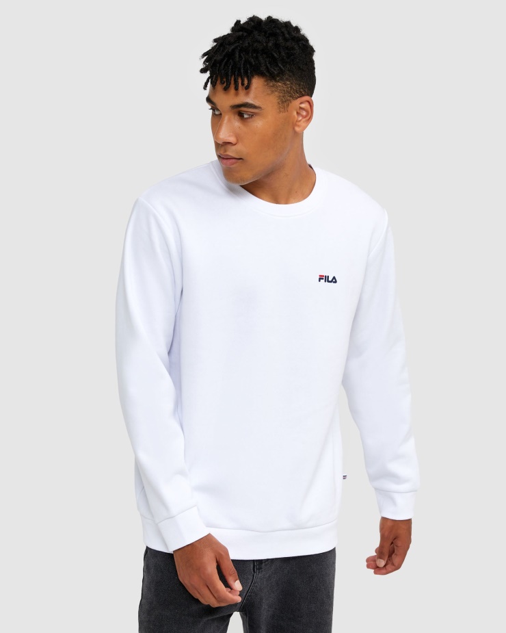 Bílá Klasická Unisex Crew 2 Fila