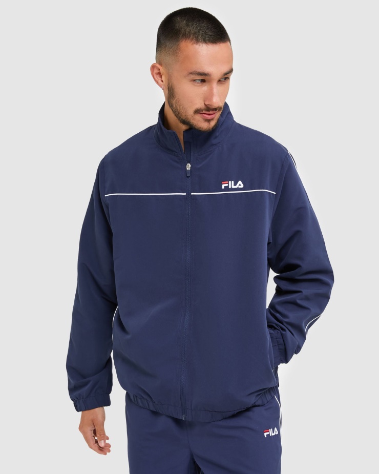 Fila Classic Pánská Bunda Z Mikrovlákna New Navy