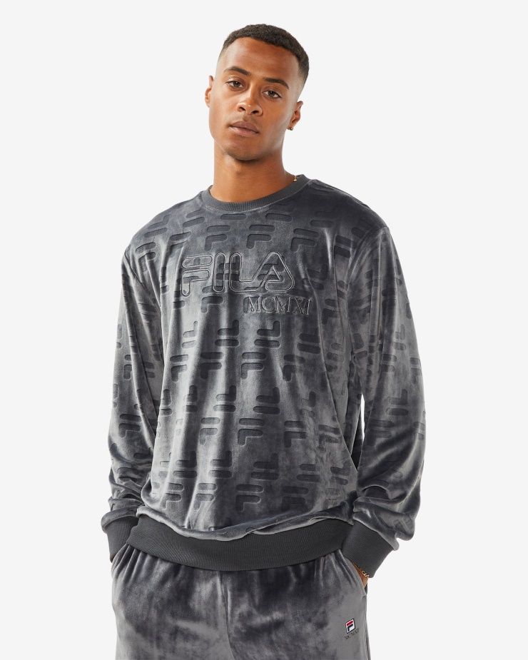 černá ústřice Fila Unisex Aspen Crew