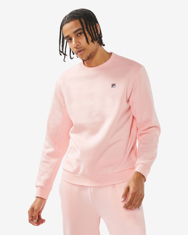 Bledě Růžový Unisex Odznak 2.0 Crew Fila