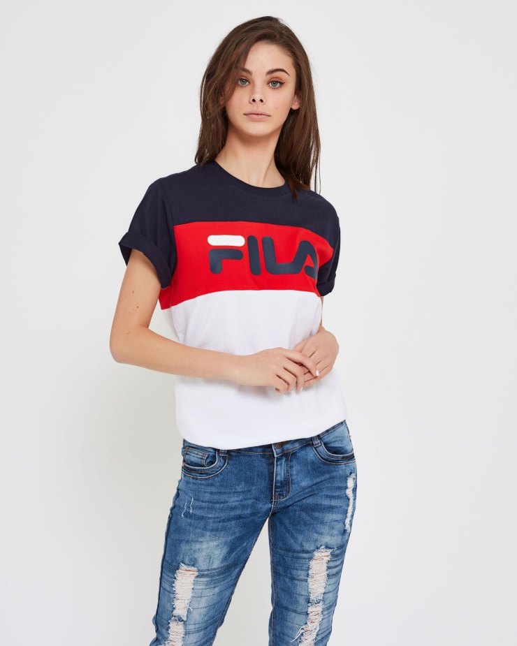 Fila Unisex Genoa Triko Bílé