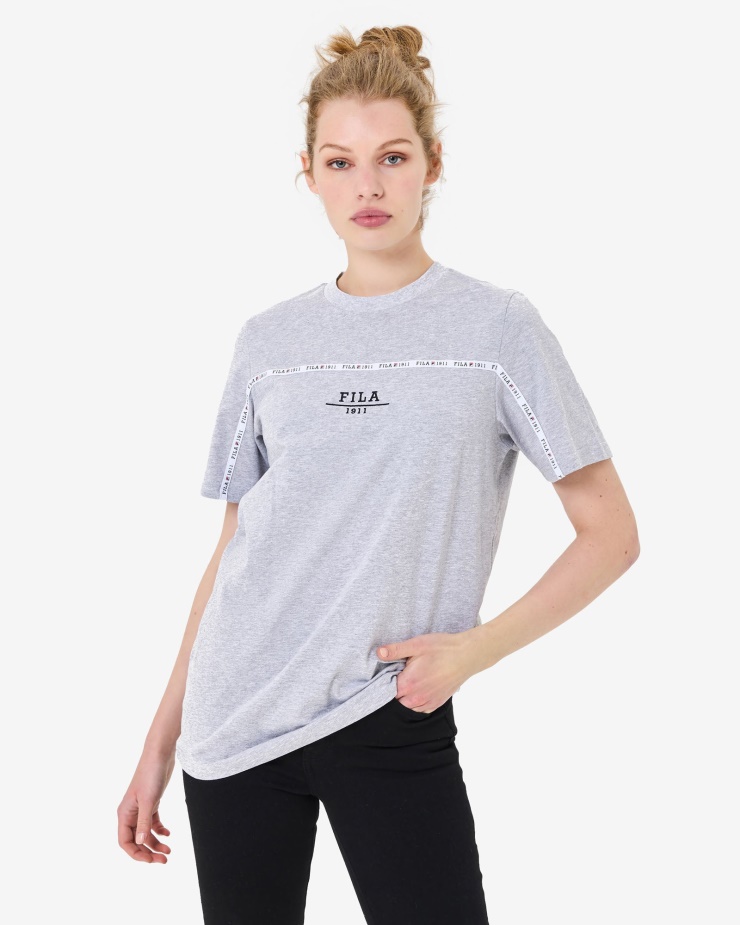 Unisex Městské Tričko šedé Marle Fila