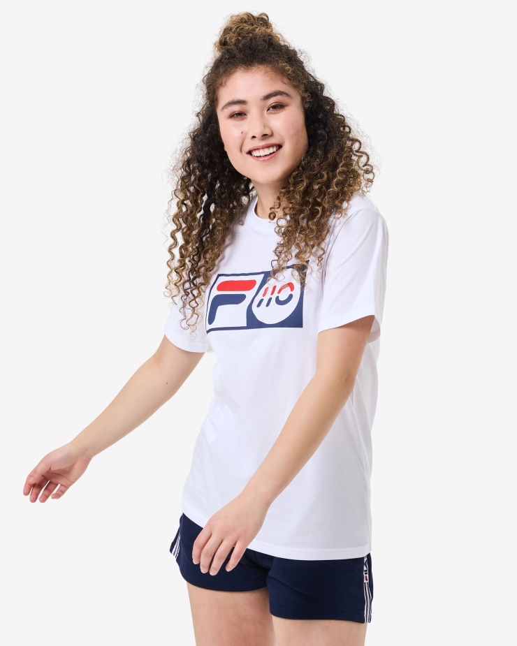 Unisex Jubilejní Tričko Fila Bílé