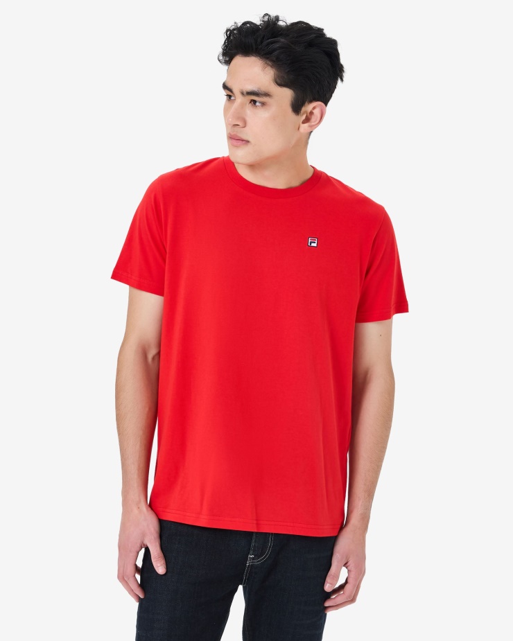 Pánský Odznak Dědictví 2.0 Tee Red Fila