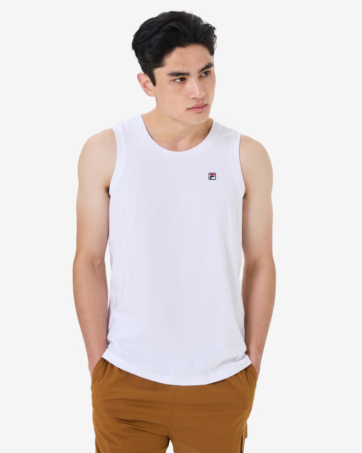 Fila Pánský Dědický Odznak Tank Bílý
