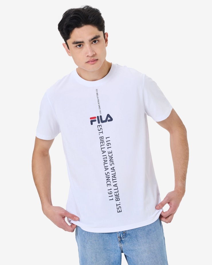 Bílé Tričko Fila Gunnar