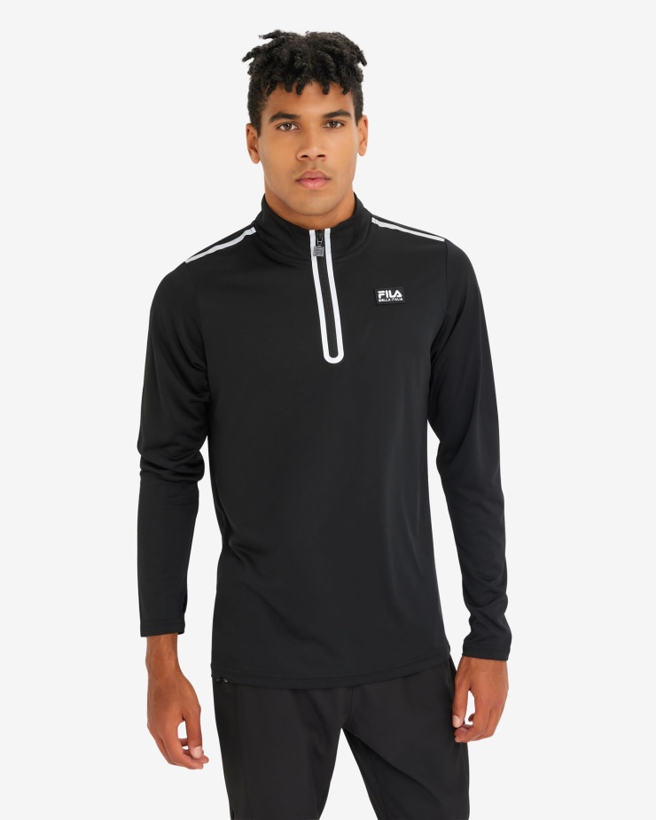 Fila Pánské Luca Qtr Zip černý