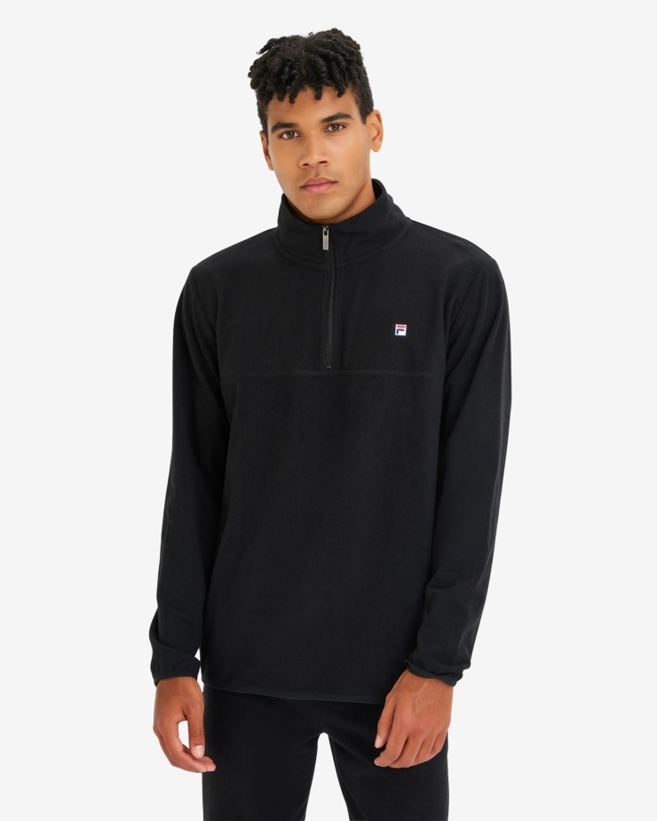 Pánské David Qtr Zip Fila Black