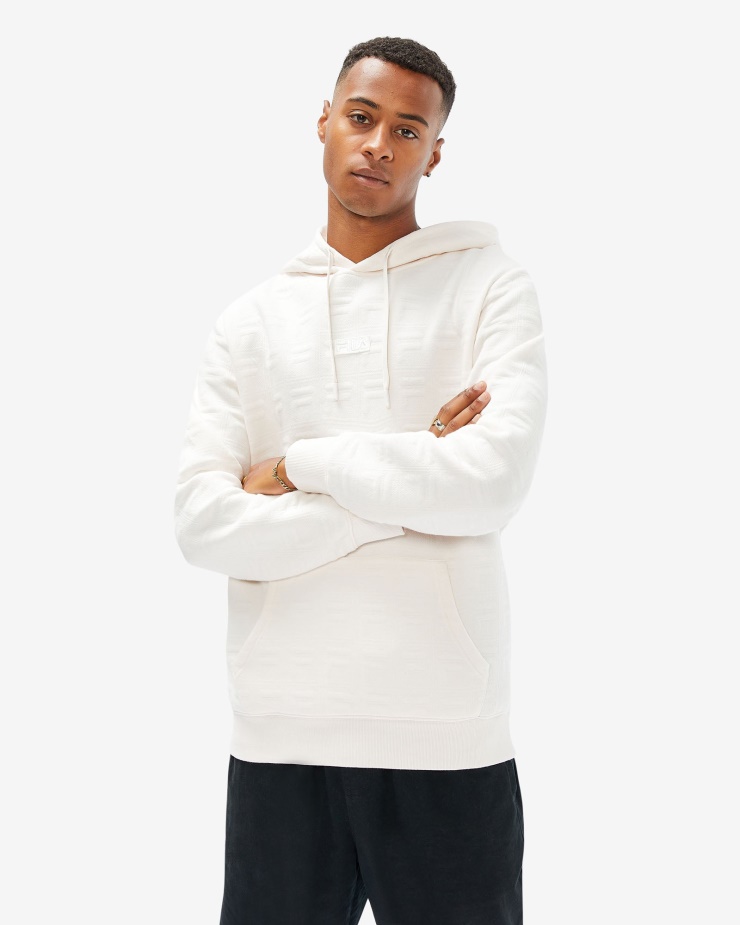 Unisex Echo Hood Kokosový Krém Fila