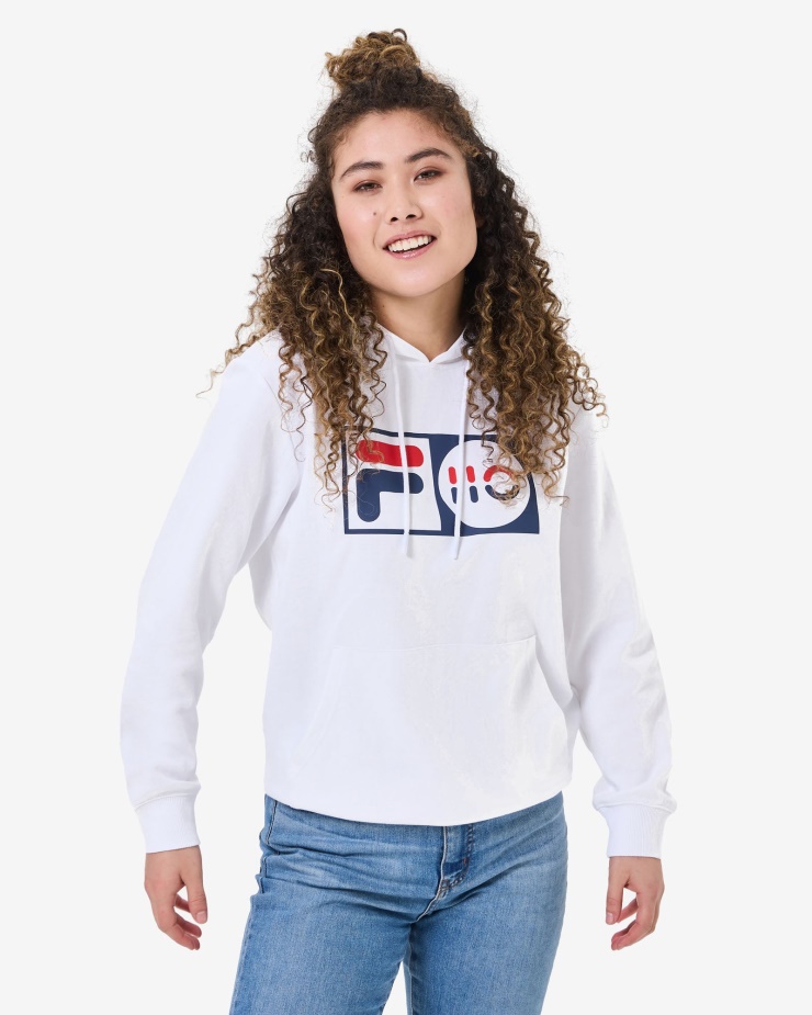 Bílá Fila Unisex Jubilejní Kapuce