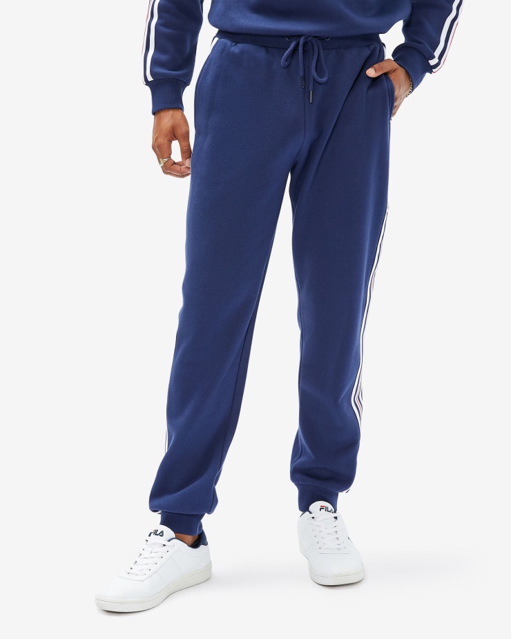 Fila Pánské Teplákové Kalhoty Aemero Navy