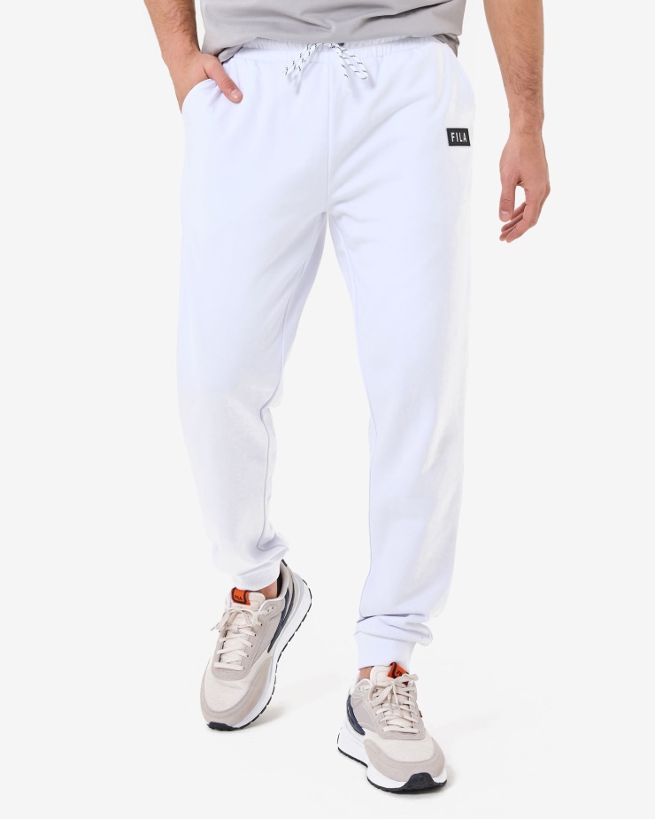 Bílé Unisex Tepláky Fila Arlo