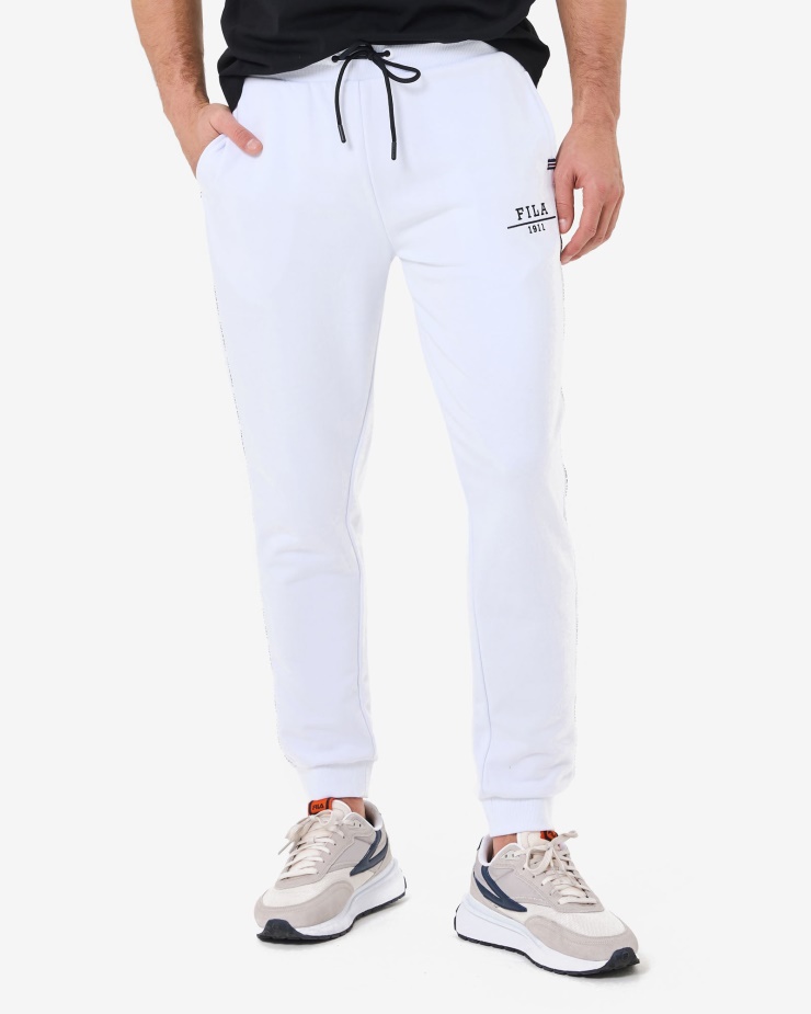 Unisex Městské Tepláky Fila Bílé