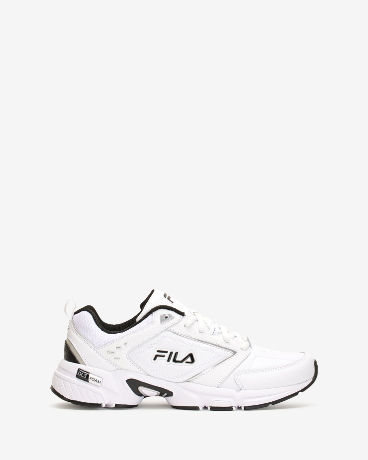 Fila Pánská Paměť Decimus 8 Bílá/černá/met Stříbrná