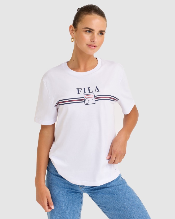Kočičí Tričko Fila Bílé