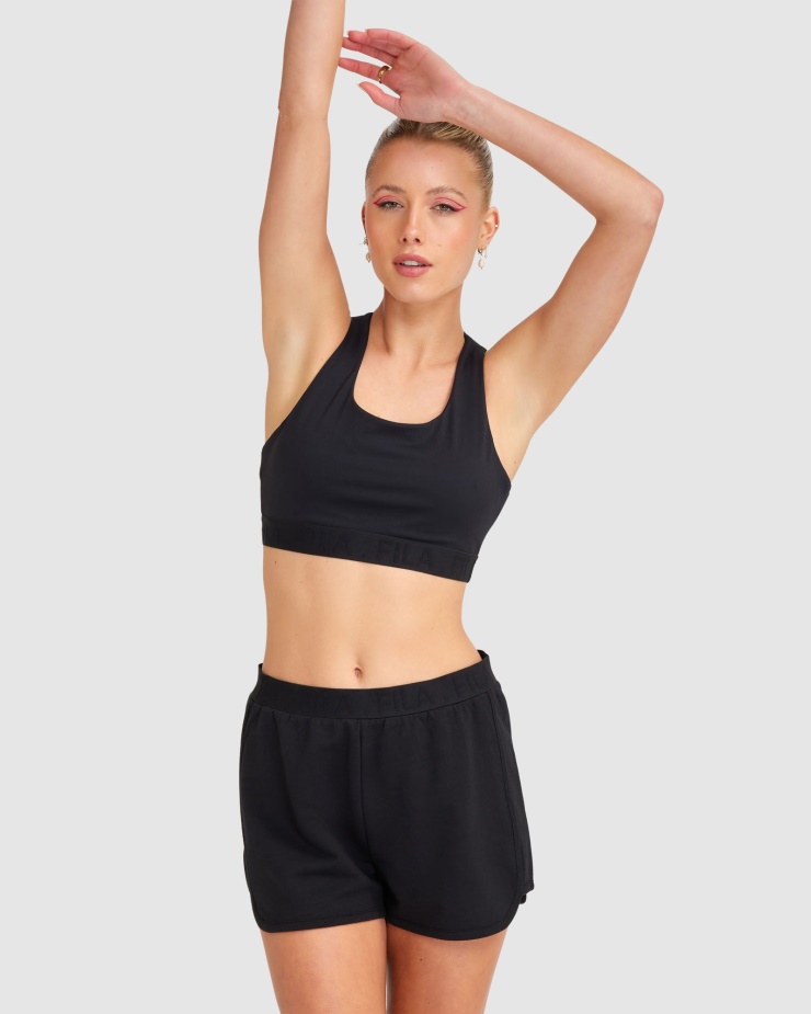 Dámský Crop Top černý Fila Spencer