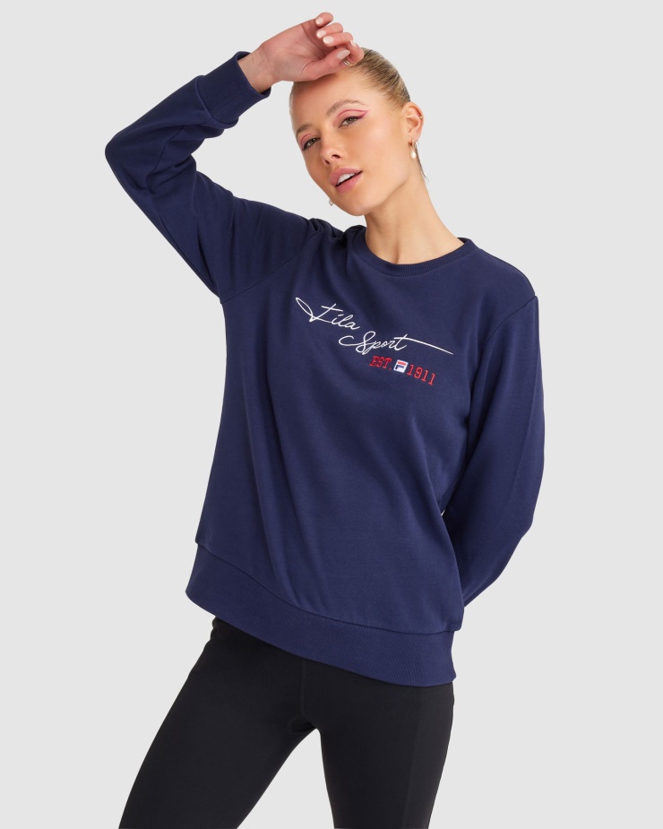 Fila New Navy Dámská Cinzia Crew
