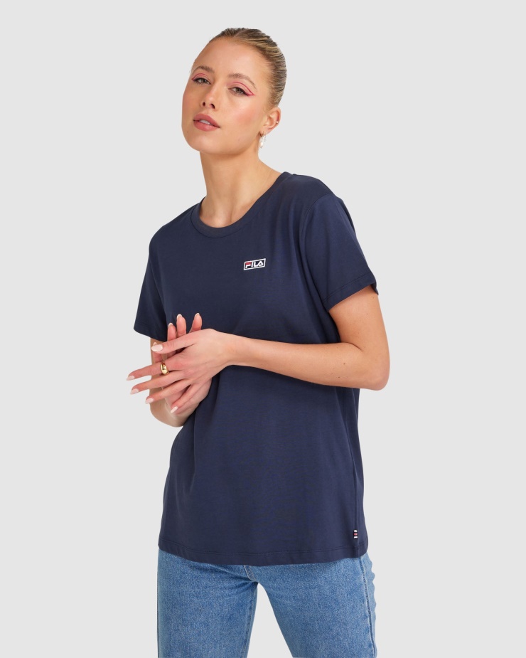 Fila Nové Námořnické Dámské Tričko Imogen