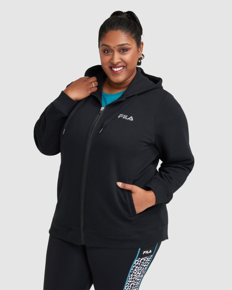 černá Dámská Rebecca Zip Thru Fila