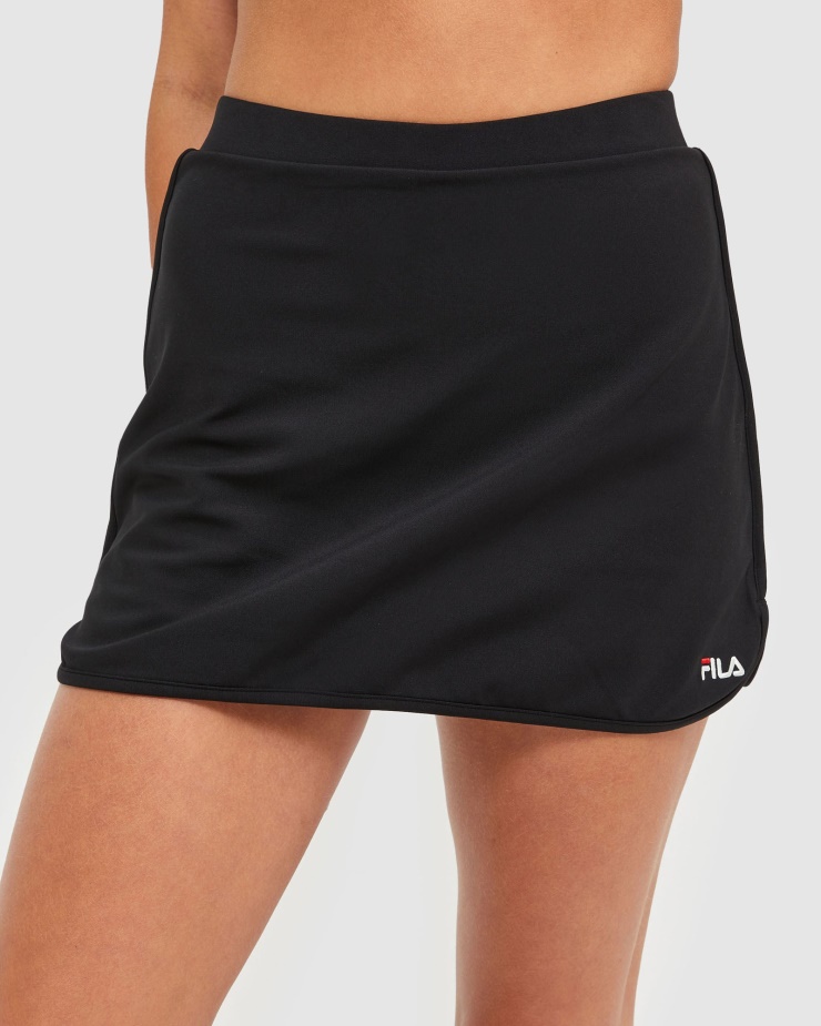 Fila černá Klasická Dámská Skort