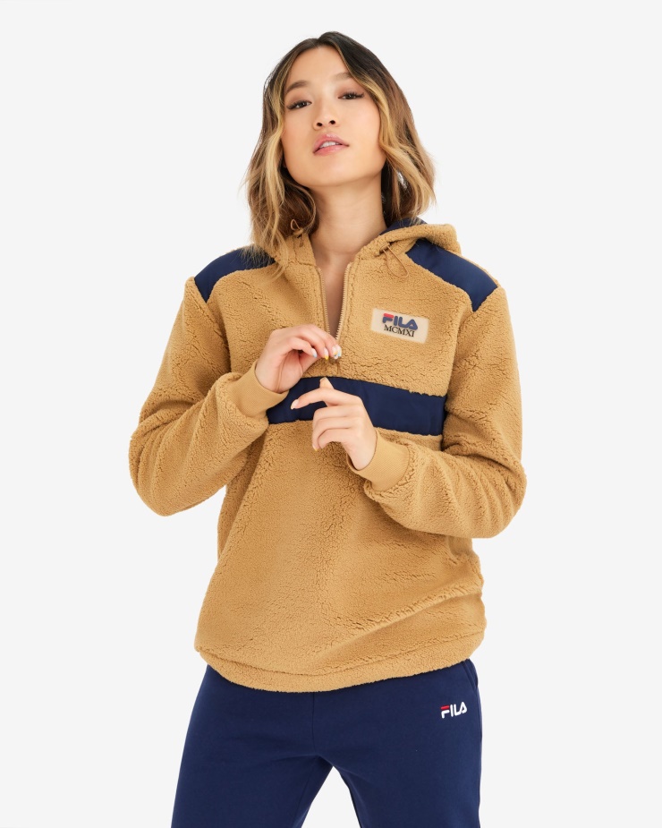 Teddy Dámská Janet Teddy Qtr Zip Fila