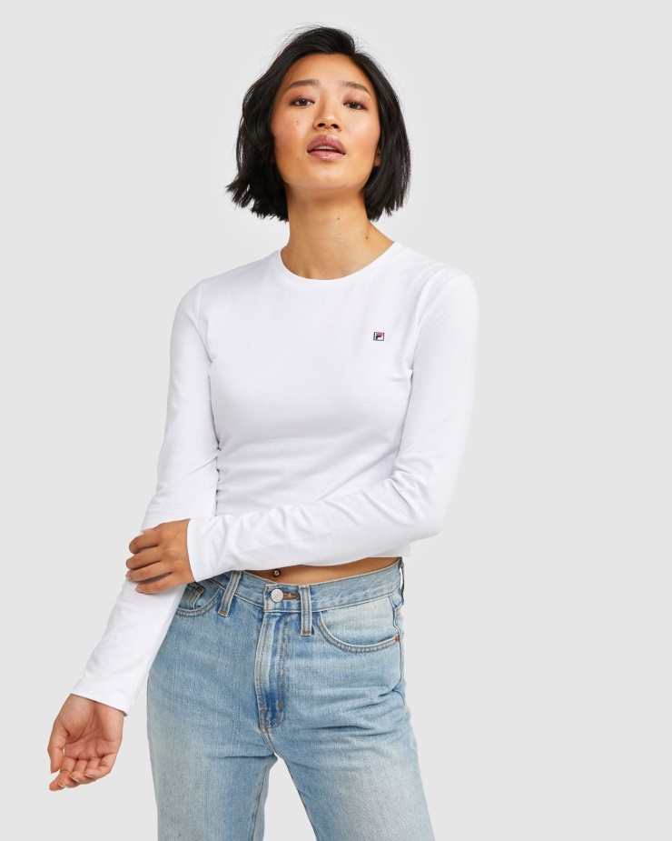 Dámský Odznak L/s Tee White Fila