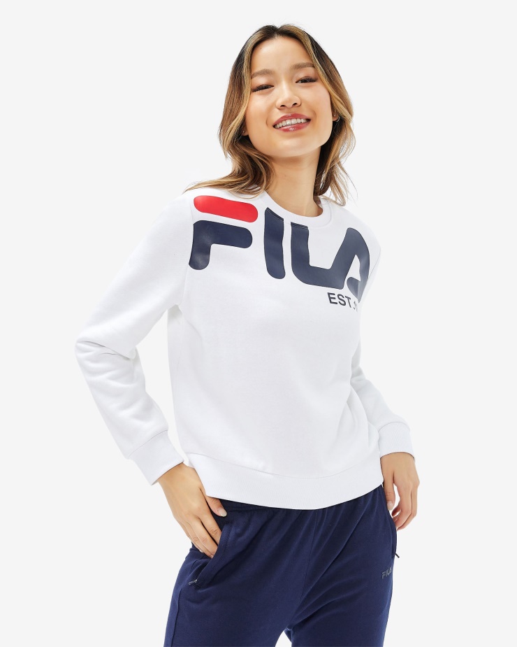 Fila Bílá Dámská Grazia Crew