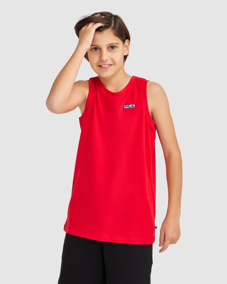 Fila Dětský Parker Tank červený